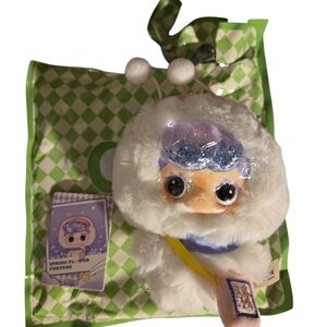 Butterfly Baby Three Spring Flower Plushy Keychain With Glitter Hair- Confirmed